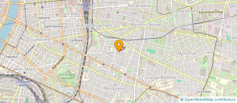 localisation de l'entreprise MADAME MOUNA BENADJINA  LYON