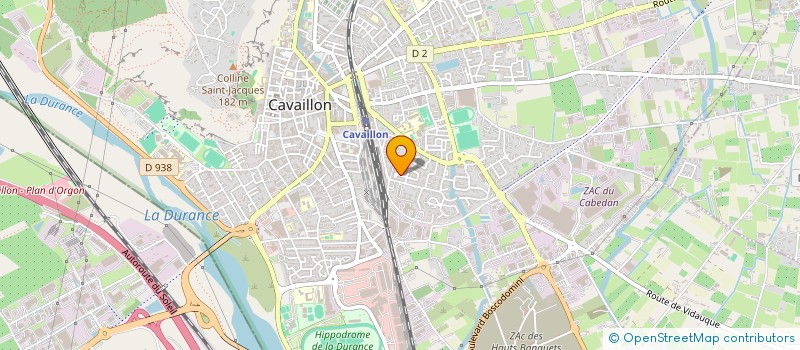 localisation de l'entreprise MADAME MOUNA BENSRHIR  CAVAILLON