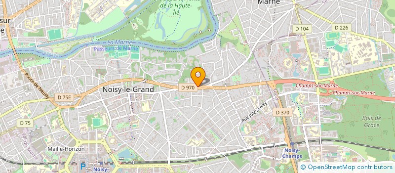 localisation de l'entreprise MADAME MOUNA BIHI  NOISY-LE-GRAND