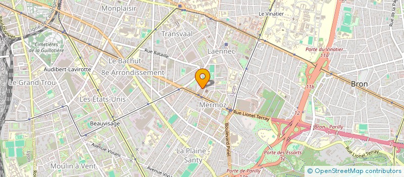 localisation de l'entreprise MADAME MOUNA BOUZIANE  LYON