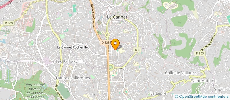 localisation de l'entreprise MADAME MOUNA CHAABANI à LE CANNET
