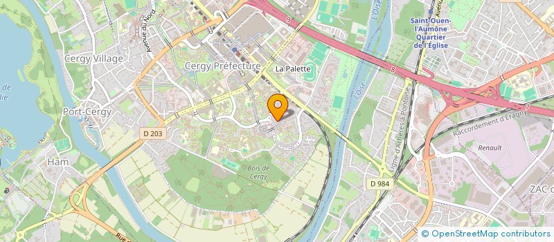 localisation de l'entreprise MADAME MOUNA CHNAYTI  PONTOISE