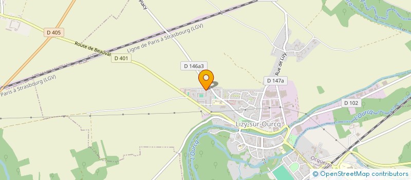 localisation de l'entreprise MADAME MOUNA FOUHAL  LIZY-SUR-OURCQ