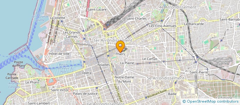 localisation de l'entreprise MADAME MOUNA HAMMOU à MARSEILLE