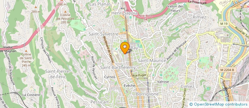 localisation de l'entreprise MADAME MOUNA HYJAZI à NICE