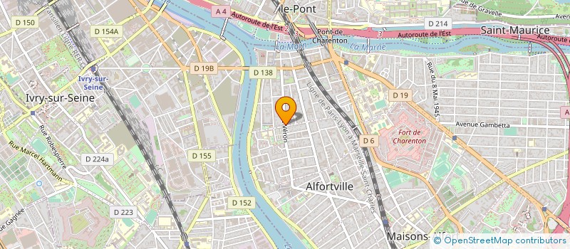 localisation de l'entreprise MADAME MOUNA KARCHAOUI à ALFORTVILLE