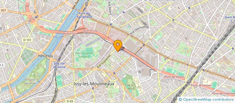 localisation de l'entreprise MADAME MOUNA KHALFALLAH à ISSY-LES-MOULINEAUX