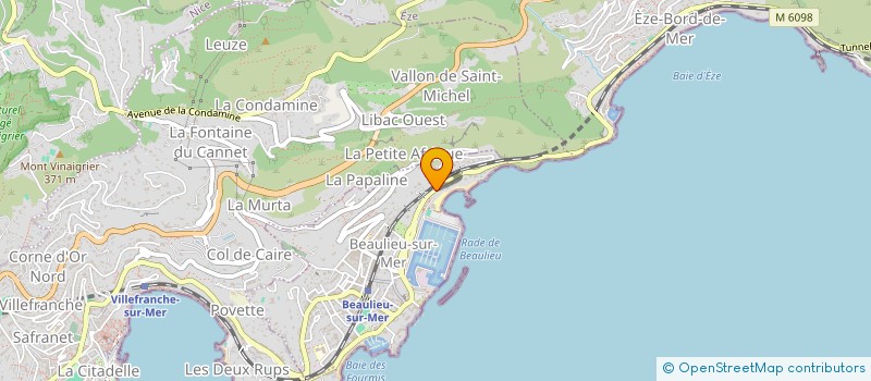 localisation de l'entreprise MADAME MOUNA KRID  BEAULIEU-SUR-MER