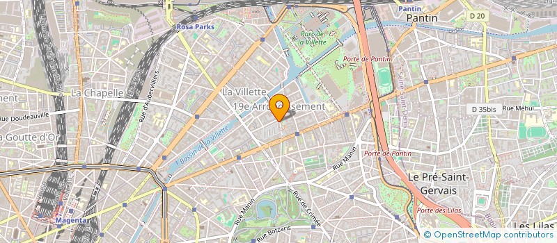 localisation de l'entreprise MADAME MOUNA MADOUAR  PARIS