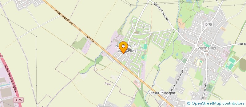 localisation de l'entreprise MADAME MOUNA MBAREK  NOYELLES-LES-VERMELLES