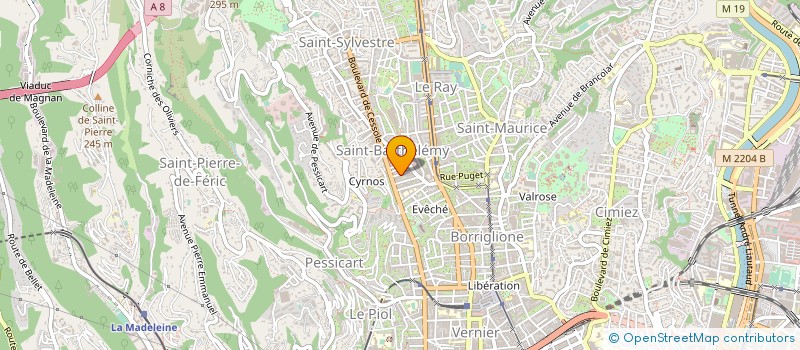 localisation de l'entreprise MADAME MOUNA MEKKAOUI à CAGNES-SUR-MER