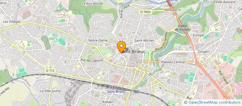 localisation de l'entreprise MADAME MOUNA OUKAS à SAINT-BRIEUC