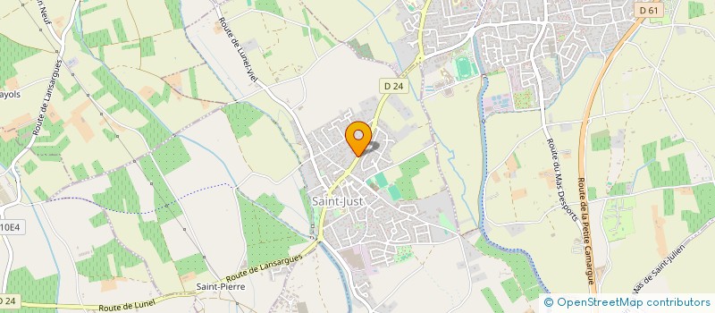 localisation de l'entreprise MADAME MOUNA REBBANE  SAINT-JUST