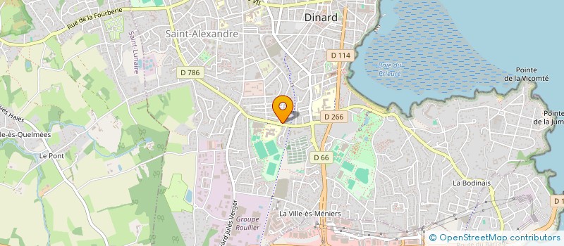localisation de l'entreprise MADAME MOUNA ZIAMI à DINARD