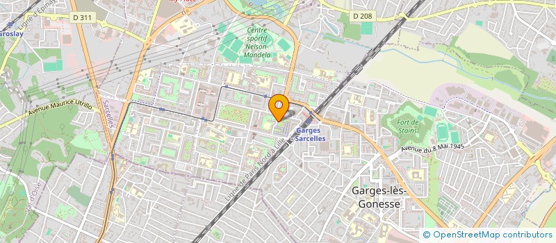 localisation de l'entreprise MADAME MOUNASS SANE  SARCELLES