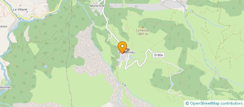 localisation de l'entreprise MADAME MOUNE MANGATTALE  ALBIEZ-MONTROND