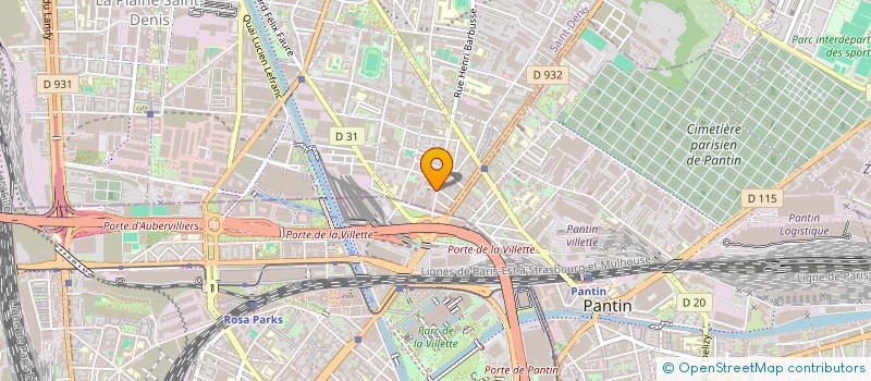 localisation de l'entreprise MADAME MOUNI SOGNOKO à AUBERVILLIERS