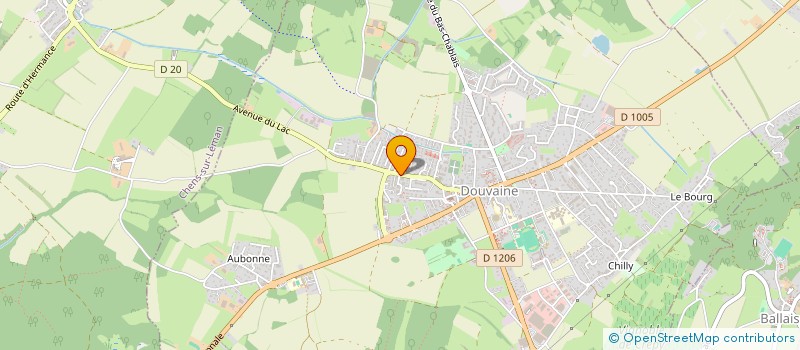 localisation de l'entreprise MADAME MOUNIA AFKIR  DOUVAINE