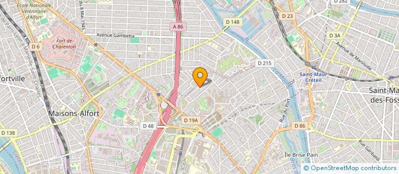 localisation de l'entreprise MADAME MOUNIA AJDIR  CRETEIL