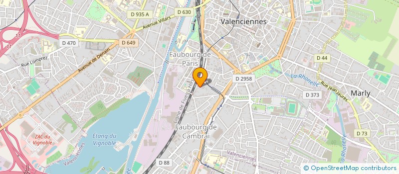 localisation de l'entreprise MADAME MOUNIA ALAKOULAT à VALENCIENNES