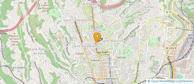 localisation de l'entreprise MADAME MOUNIA BENADDA  NICE