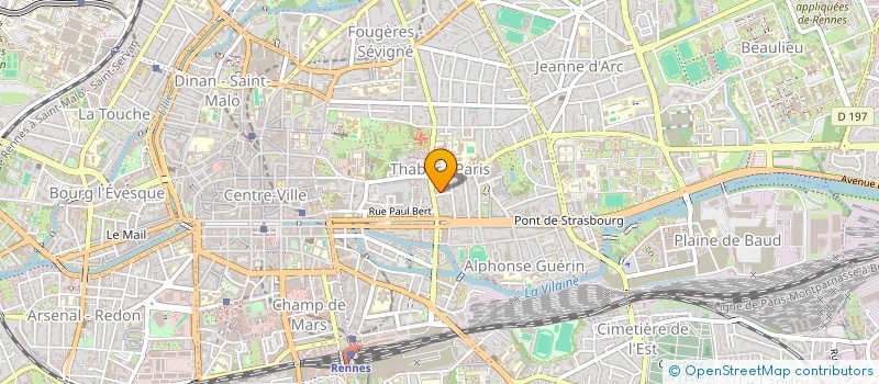 localisation de l'entreprise MADAME MOUNIA BOUCHELAGHEM  RENNES