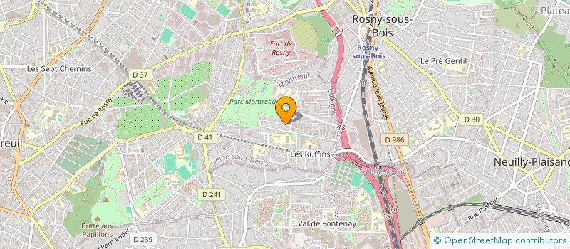 localisation de l'entreprise MADAME MOUNIA CHAARANE à MONTREUIL