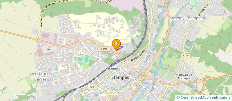 localisation de l'entreprise MADAME MOUNIA CHAOUCH  ETAMPES