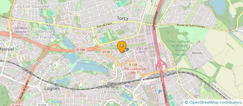 localisation de l'entreprise MADAME MOUNIA DJAAFRI  TORCY