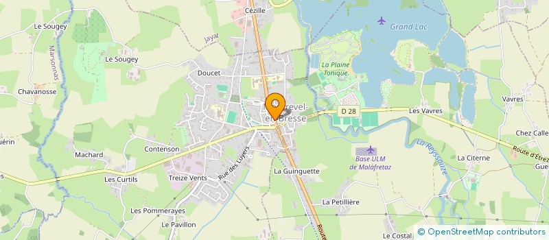 localisation de l'entreprise MADAME MOUNIA ETTAHRI  MONTREVEL-EN-BRESSE