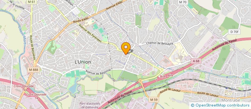 localisation de l'entreprise MADAME MOUNIA FEJRY à L'UNION