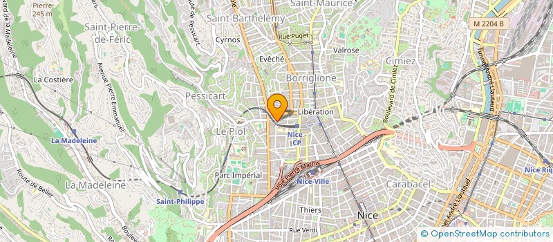 localisation de l'entreprise MADAME MOUNIA GUENATRI à NICE