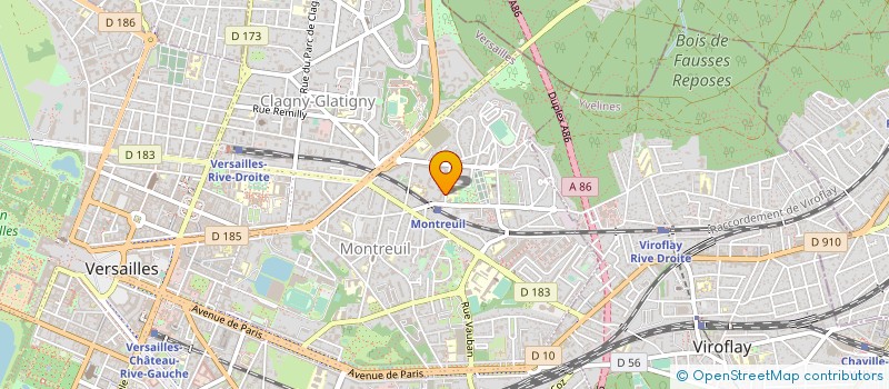 localisation de l'entreprise MADAME MOUNIA LAYADI à VERSAILLES