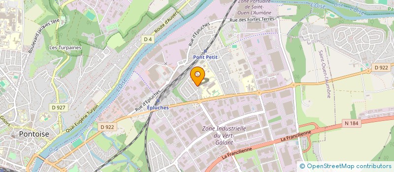 localisation de l'entreprise MADAME MOUNIA LEMMOUCHI  SAINT-OUEN-L'AUMONE