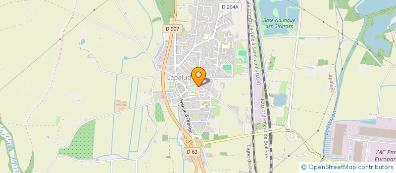 localisation de l'entreprise MADAME MOUNIA MATOUAT  LAPALUD