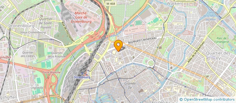 localisation de l'entreprise MADAME MOUNIA RAOUI à STRASBOURG
