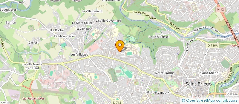 localisation de l'entreprise MADAME MOUNIA RIOU à SAINT-BRIEUC