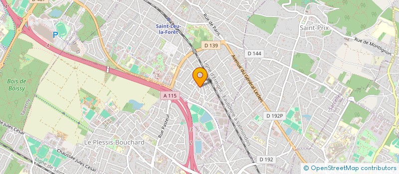 localisation de l'entreprise MADAME MOUNIA SLAOUI  SAINT-LEU-LA-FORET