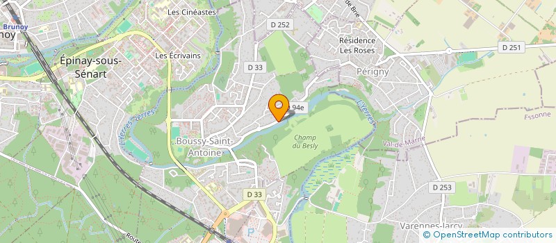 localisation de l'entreprise MADAME MOUNIA SOBHI  BOUSSY ST ANTOINE