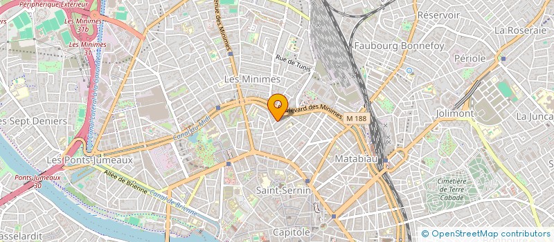 localisation de l'entreprise MADAME MOUNIA TAOUSSI à TOULOUSE