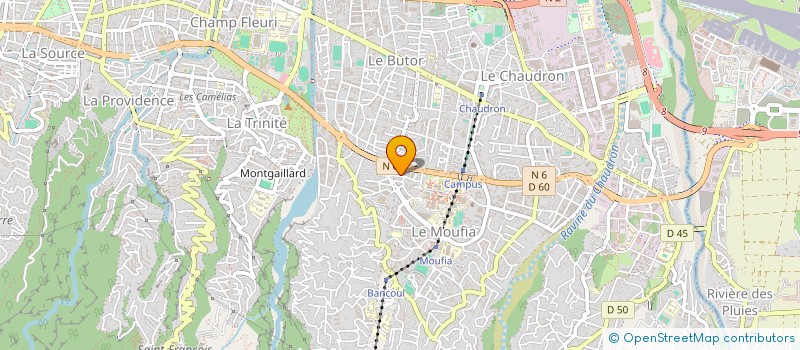 localisation de l'entreprise MADAME MOUNIKAT MOHAMED à SAINT-DENIS