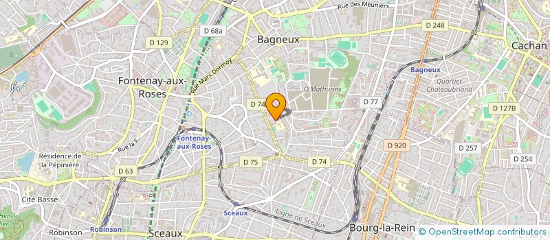 localisation de l'entreprise MADAME MOUNIR ABDELKABIR à BAGNEUX
