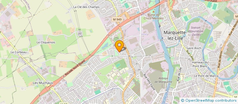 localisation de l'entreprise MADAME MOUNIRA HAMOUDI à MARQUETTE-LEZ-LILLE