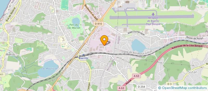 localisation de l'entreprise MADAME MOUNIRA KHELIFI à BIARRITZ