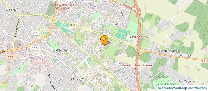 localisation de l'entreprise MADAME MOUNIRA MAACHOU à POITIERS