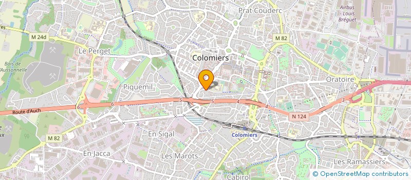 localisation de l'entreprise MADAME MOUNIRA MAALOUL à COLOMIERS