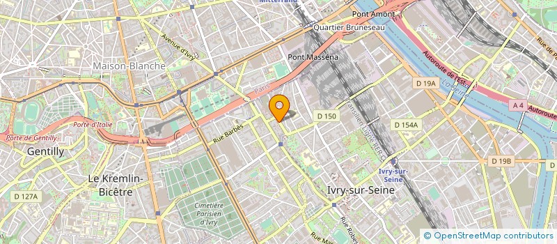 localisation de l'entreprise MADAME MOUNIRA PICHORI  IVRY-SUR-SEINE