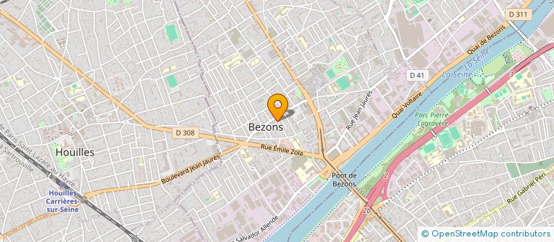 localisation de l'entreprise MADAME MOUNIRA SANAI à BEZONS