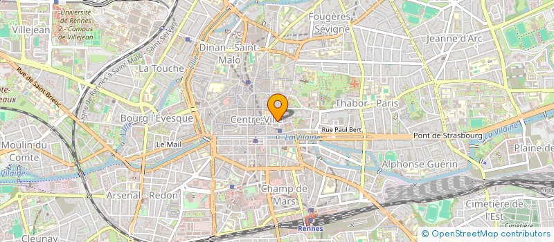 localisation de l'entreprise MADAME MOUNIRA SLAMA  RENNES