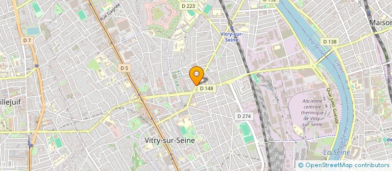 localisation de l'entreprise MADAME MOUNYA DAHMANI  VITRY-SUR-SEINE